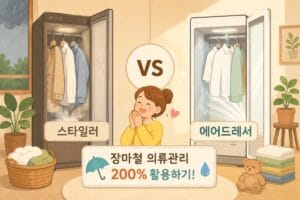 장마철 의류관리기 코스