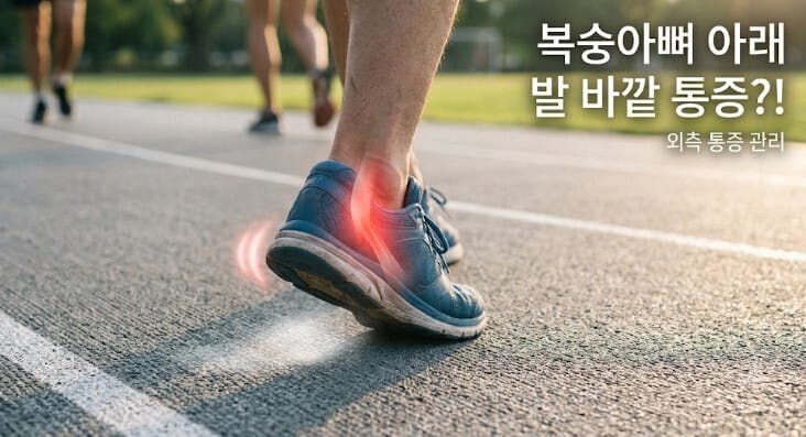 발 바깥쪽 통증