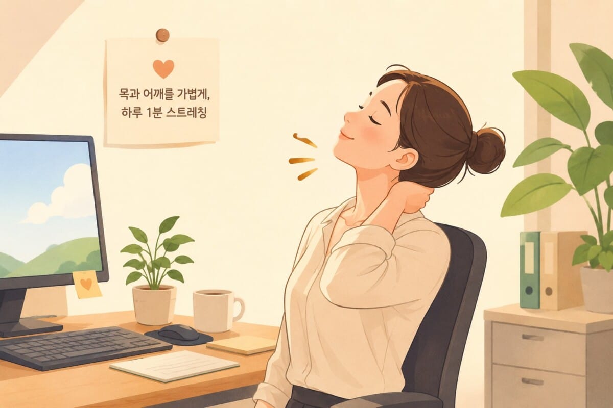 거북목 교정 스트레칭